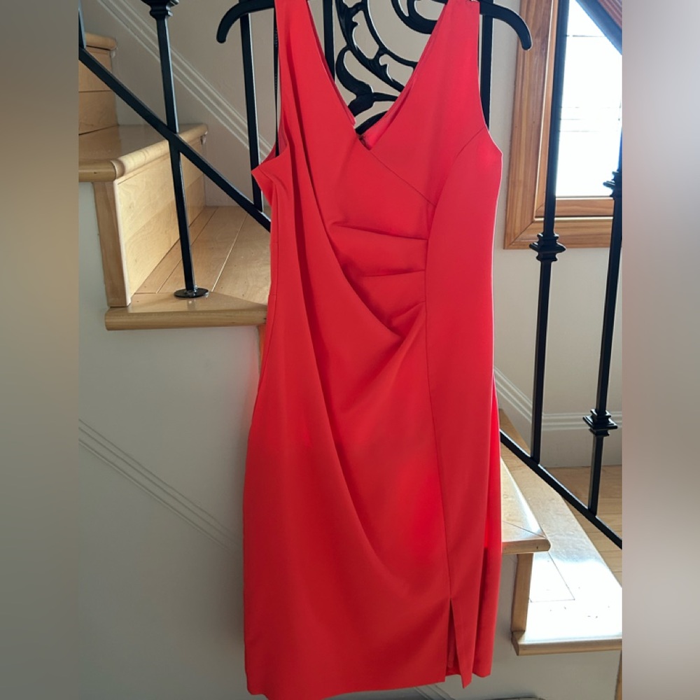 Laundry by Shelli Segal dress hot coral new with tags size 8